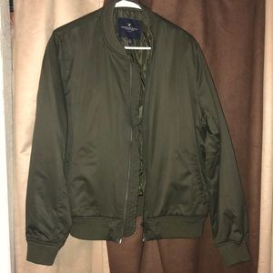 Women’s AE Olive Bomber Jacket (XL)